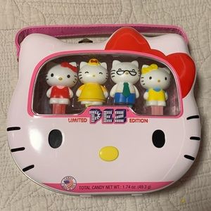 Pez Hello Kitty Limited Edition Tin Case 4 Pack
